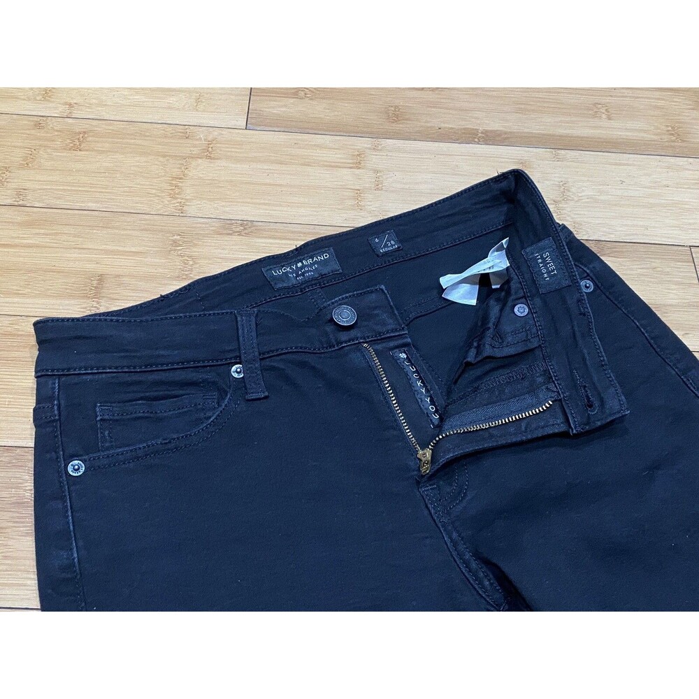 Lucky Brand Black Jeans Women’s Size 6/28 Regular Sweet Straight Classic Style
